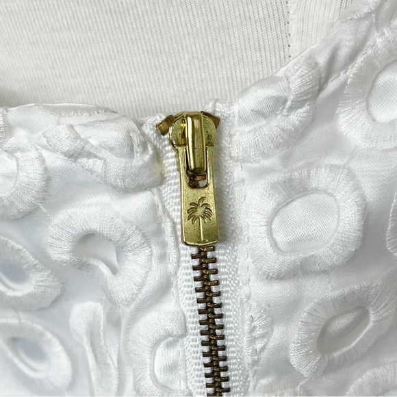 Lilly Pulitzer Davids Dress in Resort White One‎ Shoulder - Picture 8 of 13